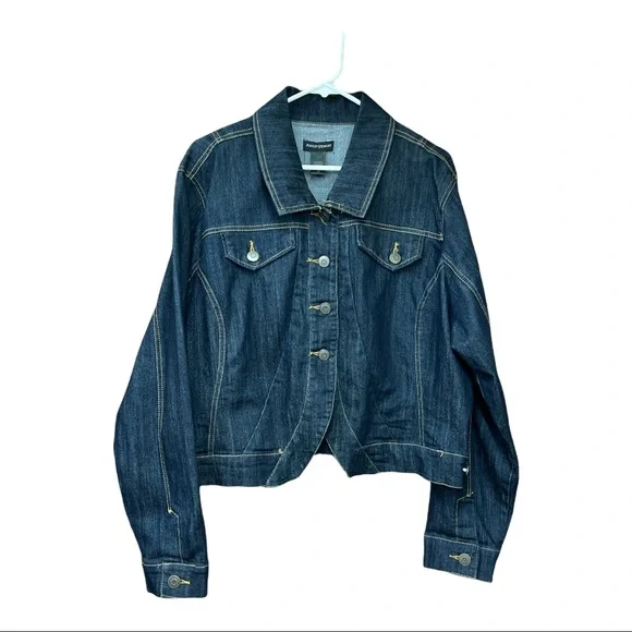 Sz18 Ashley Stewart Jean Jacket - Picture 1 of 3